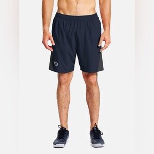 Baleaf Men's 7" Running Shorts with Liner in Navy Blue Size Medium